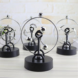 Desktop Decor Electromagnetic Pendulum Figurines Perpetual Instrument Model Figurine Home Decoration Newton Cradle Crafts - one46.com.au