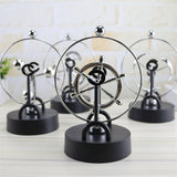 Desktop Decor Electromagnetic Pendulum Figurines Perpetual Instrument Model Figurine Home Decoration Newton Cradle Crafts - one46.com.au