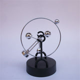 Desktop Decor Electromagnetic Pendulum Figurines Perpetual Instrument Model Figurine Home Decoration Newton Cradle Crafts - one46.com.au