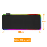 iMice RGB Mouse Pad Large Mousepad XL Computer Mousepad Gaming Mouse Pad Carpet Mouse Mat Desk Mat USB Game Keyboard Pad - one46.com.au