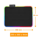 iMice RGB Mouse Pad Large Mousepad XL Computer Mousepad Gaming Mouse Pad Carpet Mouse Mat Desk Mat USB Game Keyboard Pad - one46.com.au