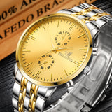 Men's Wrist Watches Mens Watches Top Brand Luxury Orlando Clock Stainless Steel Men's Watch Men erkek kol saati reloj hombre - one46.com.au