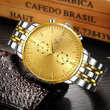 Men's Wrist Watches Mens Watches Top Brand Luxury Orlando Clock Stainless Steel Men's Watch Men erkek kol saati reloj hombre - one46.com.au