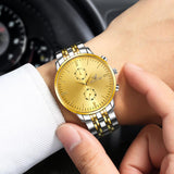 Men's Wrist Watches Mens Watches Top Brand Luxury Orlando Clock Stainless Steel Men's Watch Men erkek kol saati reloj hombre - one46.com.au