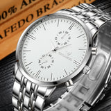Men's Wrist Watches Mens Watches Top Brand Luxury Orlando Clock Stainless Steel Men's Watch Men erkek kol saati reloj hombre - one46.com.au