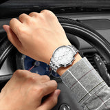 Men's Wrist Watches Mens Watches Top Brand Luxury Orlando Clock Stainless Steel Men's Watch Men erkek kol saati reloj hombre - one46.com.au
