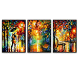 1PC Colorful Night Scene Art Decoration Painting Gift Modern Wall Pictures Home Decor Accessories For Living Room Oil Painting - one46.com.au