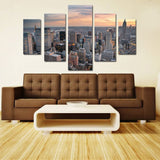 10790 5 City View Frameles Oil Painting Canvas Painting Wall Decoration Art Canvas Modern Home Decoration Painting - one46.com.au