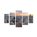 10790 5 City View Frameles Oil Painting Canvas Painting Wall Decoration Art Canvas Modern Home Decoration Painting - one46.com.au