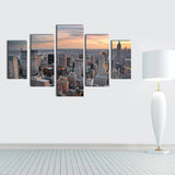 10790 5 City View Frameles Oil Painting Canvas Painting Wall Decoration Art Canvas Modern Home Decoration Painting - one46.com.au