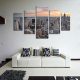 10790 5 City View Frameles Oil Painting Canvas Painting Wall Decoration Art Canvas Modern Home Decoration Painting - one46.com.au