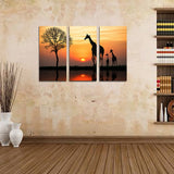 11801 Big Sunset Giraffe Frameles Oil Painting Canvas Painting Decoration Art Canvas Modern Home Decoration Painting - one46.com.au