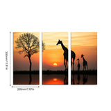 11801 Big Sunset Giraffe Frameles Oil Painting Canvas Painting Decoration Art Canvas Modern Home Decoration Painting - one46.com.au