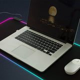 HOT-Gaming Mouse Pad Rgb Oversized Glowing Led Extended Illuminated Keyboard Thicken Colorful For Pc Computer Laptop - one46.com.au