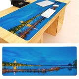 MaiYaCa  West Lake Night Scene Keyboard Gaming MousePads Size for 40x90CM Speed Version Gaming Mousepads - one46.com.au