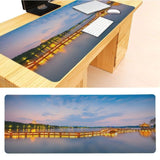 MaiYaCa  West Lake Night Scene Keyboard Gaming MousePads Size for 40x90CM Speed Version Gaming Mousepads - one46.com.au