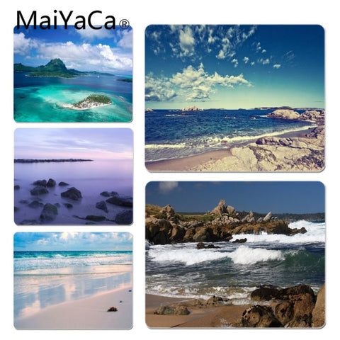 MaiYaCa 2018 New Seaside Scenery Comfort Mouse Mat Gaming Mousepad Size for 180*220 200*250 250*290 Design Mouse Pad - one46.com.au