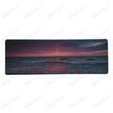 MaiYaCa  Sun Red Light Rays Striking Anti-Slip Durable Silicone Computermats Size for 30x60cm and 30x90cm Gaming Mousepads - one46.com.au