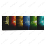 MaiYaCa  Sun Red Light Rays Striking Anti-Slip Durable Silicone Computermats Size for 30x60cm and 30x90cm Gaming Mousepads - one46.com.au