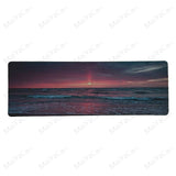 MaiYaCa  Sun Red Light Rays Striking Anti-Slip Durable Silicone Computermats Size for 30x60cm and 30x90cm Gaming Mousepads - one46.com.au