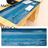 MaiYaCa  Rolling Waves Durable Rubber Mouse Mat Pad Size for 40x90CM Speed Version Gaming Mousepads - one46.com.au