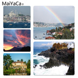 MaiYaCa Custom Skin Charming Istanbul Unique Desktop Pad Game Mousepad Size for 180x220x2mm and 250x290x2mm Rubber Mousemats - one46.com.au