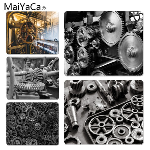 MaiYaCa 2018 New Mechanical gear Unique Desktop Pad Game Mousepad Size for 18x22cm 25x29cm Small Mousepad - one46.com.au