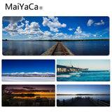 MaiYaCa  Riverside Pier Keyboard Gaming MousePads Size for 40x90CM Speed Version Gaming Mousepads - one46.com.au