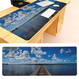 MaiYaCa  Riverside Pier Keyboard Gaming MousePads Size for 40x90CM Speed Version Gaming Mousepads - one46.com.au
