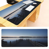 MaiYaCa  Riverside Pier Keyboard Gaming MousePads Size for 40x90CM Speed Version Gaming Mousepads - one46.com.au