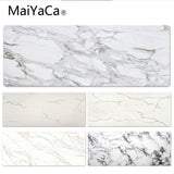 MaiYaCa White Marble Durable Rubber Mouse Mat Pad Size for 40x90CM Speed Version Gaming Mousepads Laptop Gaming Mice Mousepad - one46.com.au