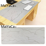 MaiYaCa White Marble Durable Rubber Mouse Mat Pad Size for 40x90CM Speed Version Gaming Mousepads Laptop Gaming Mice Mousepad - one46.com.au