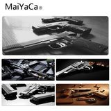 MaiYaCa New Designs Gaming Gun Durable Rubber Mouse Mat Pad Size for 300*900*2mm and 400*900*2mm Game Mousepad - one46.com.au