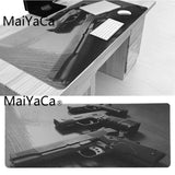MaiYaCa New Designs Gaming Gun Durable Rubber Mouse Mat Pad Size for 300*900*2mm and 400*900*2mm Game Mousepad - one46.com.au