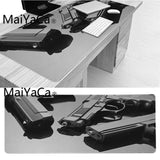 MaiYaCa New Designs Gaming Gun Durable Rubber Mouse Mat Pad Size for 300*900*2mm and 400*900*2mm Game Mousepad - one46.com.au