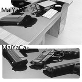MaiYaCa New Designs Gaming Gun Durable Rubber Mouse Mat Pad Size for 300*900*2mm and 400*900*2mm Game Mousepad - one46.com.au
