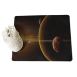 MaiYaCa Funny Glossy Space Planet Stars Solar System Large Mouse pad PC Computer mat Size for 18x22cm 25x29cm Small Mousepad - one46.com.au