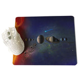 MaiYaCa Funny Glossy Space Planet Stars Solar System Large Mouse pad PC Computer mat Size for 18x22cm 25x29cm Small Mousepad - one46.com.au