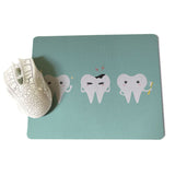 MaiYaCa Custom Skin Cute Tooth DIY Design Pattern Game mousepad Size for 180x220x2mm and 250x290x2mm Rubber Mousemats - one46.com.au