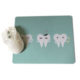 MaiYaCa Custom Skin Cute Tooth DIY Design Pattern Game mousepad Size for 180x220x2mm and 250x290x2mm Rubber Mousemats - one46.com.au