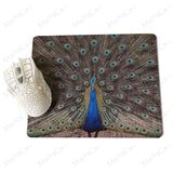 MaiYaCa Peacock Cat Tiger Horse Pet Unique Desktop Pad Game Not Lockedge Mousepad Size for 25x29x0.2cm Gaming Mousepads - one46.com.au