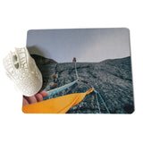 MaiYaCa Funny Man sitting on the  of a cliff MousePads Computer Laptop Anime Mouse Mat Size for 18x22cm 25x29cm Mousepad - one46.com.au