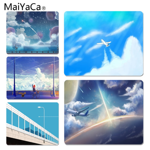 MaiYaCa New Design Break through the clouds Customized MousePads Computer Laptop Anime Mouse Mat Size for 180x220x2mm Mousemats - one46.com.au