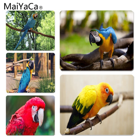 MaiYaCa Parrot Large Mouse pad PC Computer mat Size for 18x22x0.2cm Gaming Mousepads - one46.com.au