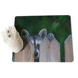MaiYaCa Personalized Fashion Raccoon Anti-Slip Durable Silicone Computermats Size for 180x220x2mm and 250x290x2mm Small Mousepad - one46.com.au