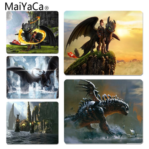 MaiYaCa In Stocked How To Train Your Dragon Office Mice Gamer Soft Mouse Pad Size for 18x22cm 25x29cm Small Mousepad - one46.com.au