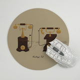 MaiYaCa  Retro Telephone Laptop Computer Mousepad Size for 22x22x0.2cm Gaming Mousepads - one46.com.au