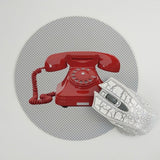 MaiYaCa  Retro Telephone Laptop Computer Mousepad Size for 22x22x0.2cm Gaming Mousepads - one46.com.au