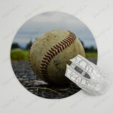 MaiYaCa Your Own Mats Baseball  Laptop Gaming Mice Mousepad Round Mouse Pad PC Computer Mat - one46.com.au