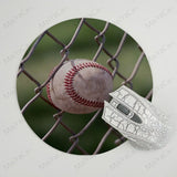 MaiYaCa Your Own Mats Baseball  Laptop Gaming Mice Mousepad Round Mouse Pad PC Computer Mat - one46.com.au
